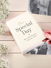 Personalised 6 x 4 Wedding Photo Album by PMC - Image 1 of 3