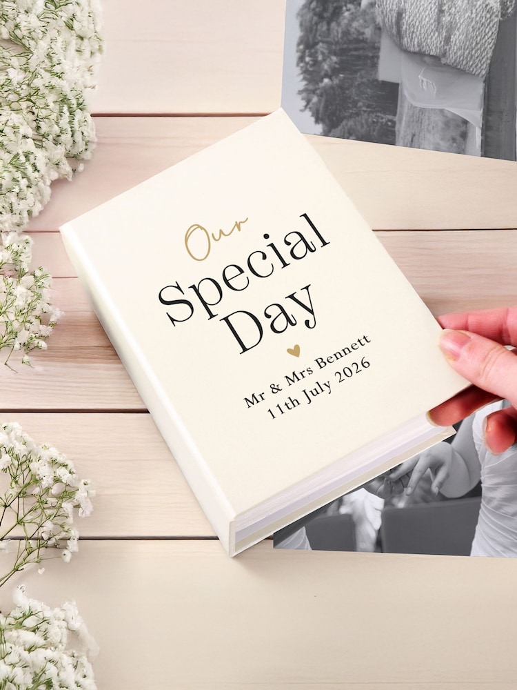 Personalised 6 x 4 Wedding Photo Album by PMC - Image 1 of 3