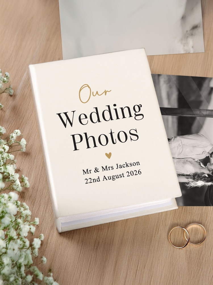 Personalised 6 x 4 Wedding Photo Album by PMC - Image 3 of 3