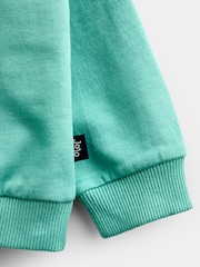 JoJo Maman Bébé Green Pretzel Appliqué Sweatshirt - Image 4 of 5