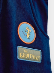 JoJo Maman Bébé The Gruffalo Blue 2-Piece Sweat & Jogger Set - Image 7 of 8