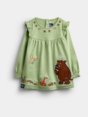 JoJo Maman Bébé Khaki Green The Gruffalo Appliqué Tunic & Leggings Set - Image 2 of 6