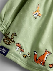 JoJo Maman Bébé Khaki Green The Gruffalo Appliqué Tunic & Leggings Set - Image 6 of 6