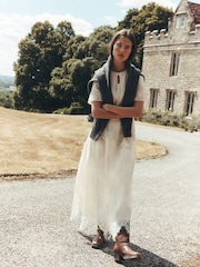 Laura Ashley Lace Midi Dress - Image 2 of 6