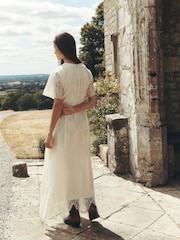 Laura Ashley Lace Midi Dress - Image 3 of 6