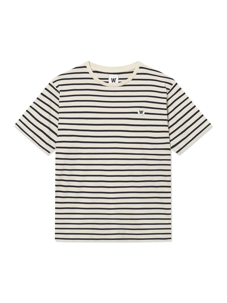 Double A by W.W. Ace Stripe Logo T-Shirt - 5的图像5｝