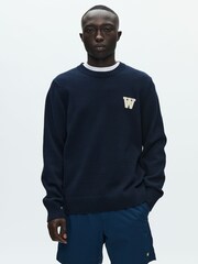 Double A by W.W. Navy Tay Jumper - Image 1 of 5
