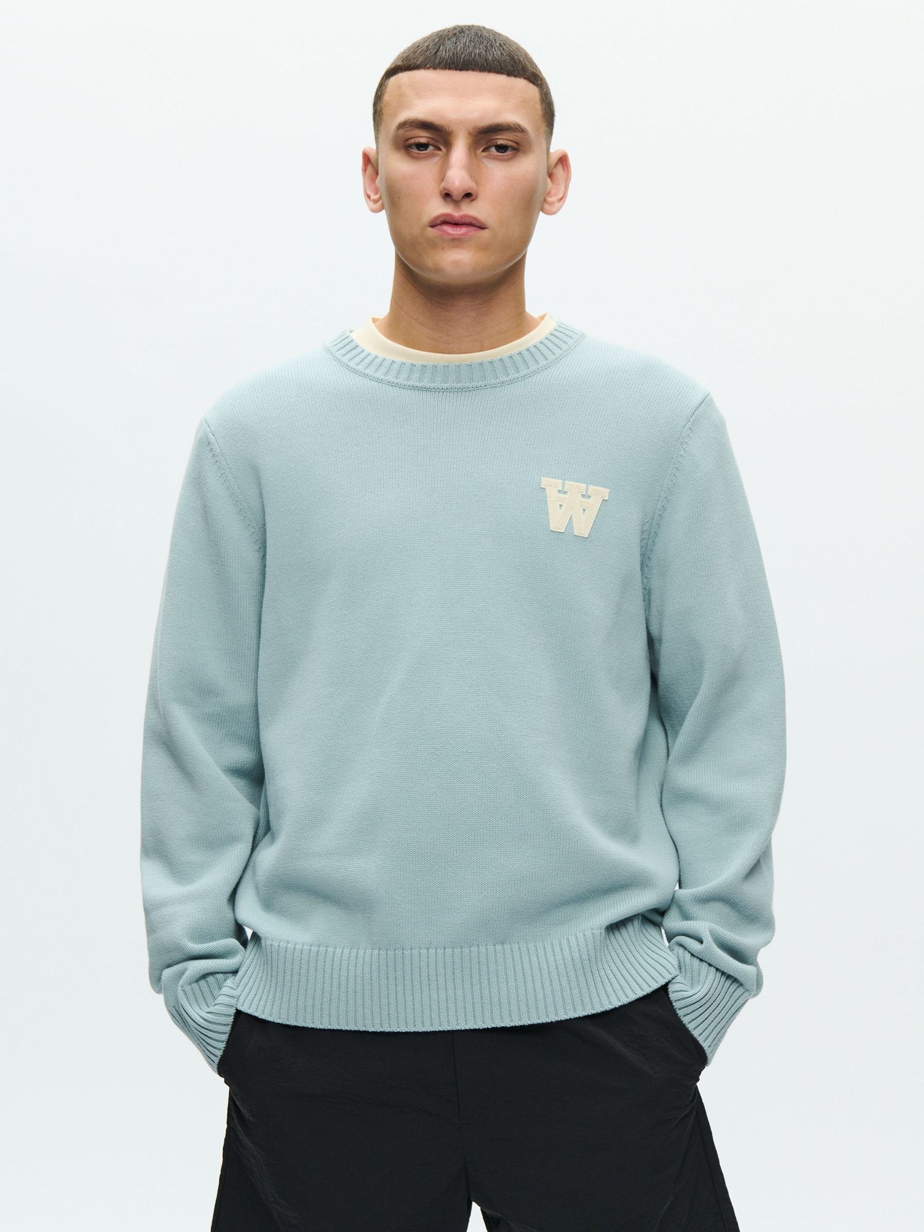 Buy Double A by Wood Wood Blue Tay Jumper from Next USA