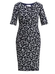 Gina Bacconi Queenie Abstract Print Jersey Dress - Εικόνα 5 από 5