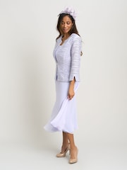 Gina Bacconi Page Fancy Jacket & Chiffon Dress - תמונה 5 מתוך 7