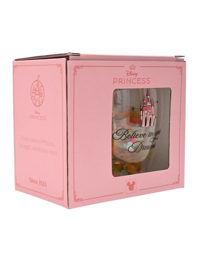 Disney Princess Multicoloured Floral Decorative Glass Mug - Image 5 of 5