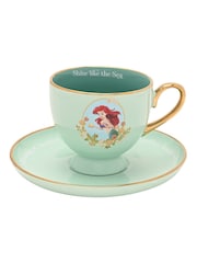 Disney Princess Green Princess Tea Ariel Cup & Saucer Set - Image 2 of 7