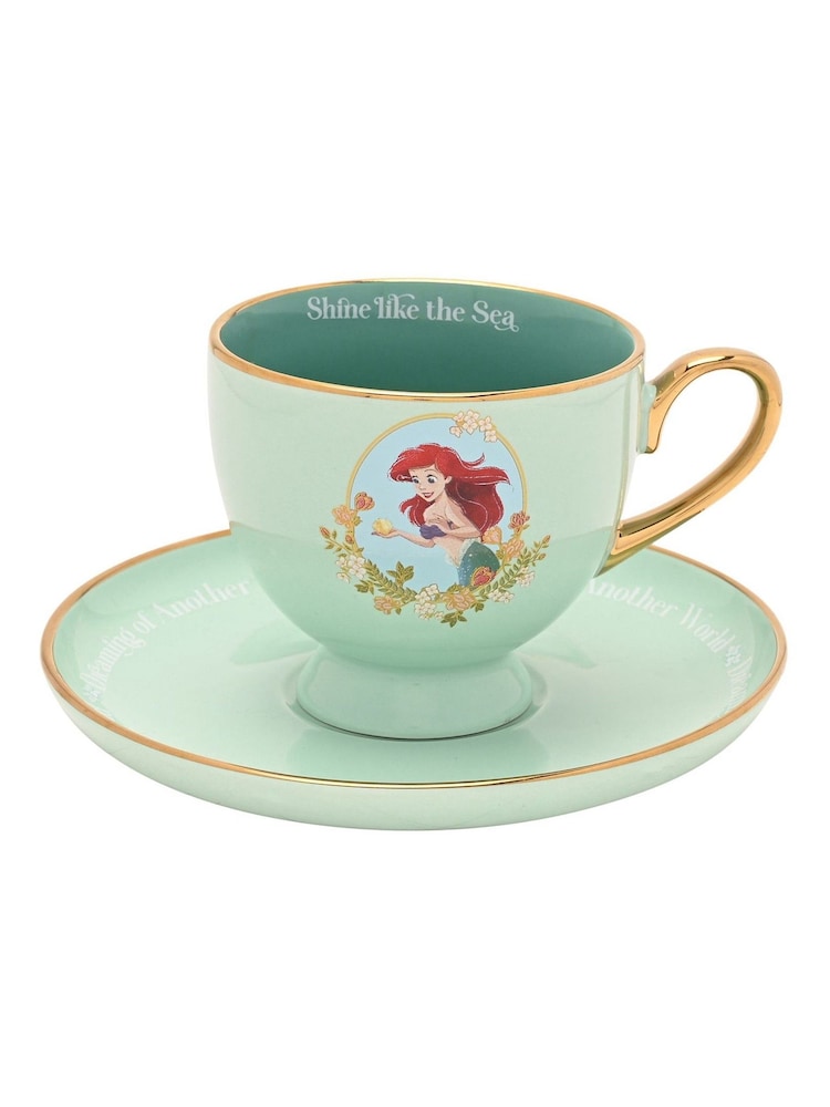 Disney Princess Green Princess Tea Ariel Cup & Saucer Set - Image 2 of 7 Disney Princess Green Princess Tea Ariel Cup & Saucer Set - Image 2 of 7