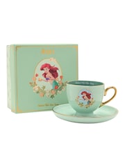 Disney Princess Green Princess Tea Ariel Cup & Saucer Set - Image 6 of 7