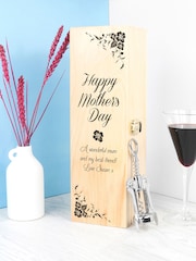 Personalised Floral Mother's Day Wine Box by Treat Republic - Image 3 of 5