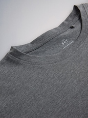 The Set 8 Pack Essential Lightweight T-Shirts Neutral/Black/Brown/Taupe/Cream/White - Image 10 of 11