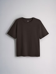 The Set 8 Pack Essential Lightweight T-Shirts Neutral/Black/Brown/Taupe/Cream/White - Image 5 of 11