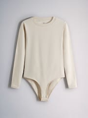 The Set 3 Pack Crew Neck Long Sleeve Bodysuits Brown/Purple/Neutral - Image 2 of 6