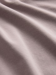 Brown/Pink/Purple/Cream/White - The Set 5 Pack Fitted Crew Neck Long Sleeve T-Shirts - Image 8 de 8