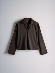 The Set 5 Pack Trophy Neck Essentials Lightweight Longsleeve T-Shirts Neutral - Image 2 of 9
