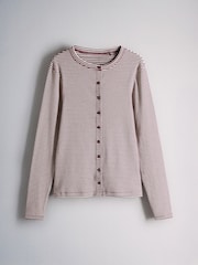 The Set Long Sleeve Button Through T-Shirts and Trousers Co-Ord Set Burgundy Red - Image 7 of 10