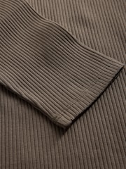 The Set 3 Pack Long Sleeve High Neck Ribbed T-Shirts Black/Ecru - Image 5 of 6