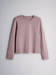 Burgundy Red/Purple/Sage Green - The Set 3 Ұзын жеңді мақта пижамалары - 9суретінің 6 суреті