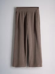 The Set 2 Pack Lounge Wide Leg Trousers Taupe / Pink - Image 3 of 5