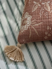 Laura Ashley Brown Cotton Marlbrook Cushion - Image 2 of 5