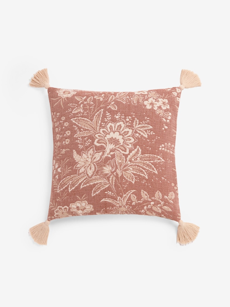 Laura Ashley Brown Cotton Marlbrook Cushion - Image 5 of 5 Laura Ashley Brown Cotton Marlbrook Cushion - Image 5 of 5