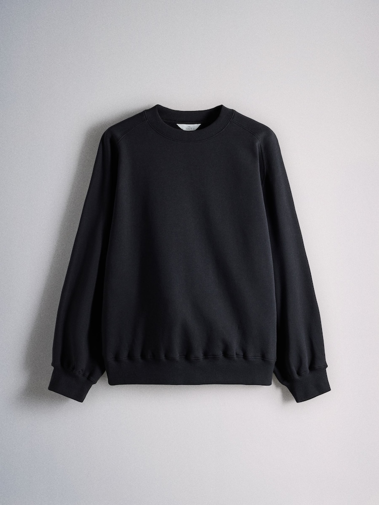 The Set 4 Pack Saddle Sleeve Crew Neck Sweatshirts Grey - Image 2 of 7 The Set 4 Pack Saddle Sleeve Crew Neck Sweatshirts Grey - Image 2 of 7