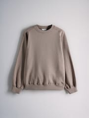 The Set 4 Pack Saddle Sleeve Crew Neck Sweatshirts Grey - Image 3 of 7