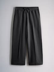 The Set 2 Pack Pintuck Sweat Joggers Taupe Brown/Black - Image 2 of 5
