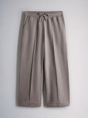 The Set 2 Pack Pintuck Sweat Joggers Taupe Brown/Black - Image 3 of 5