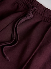 The Set V-Neck Sweater and Pintuck Wide Leg Joggers Coord Burgundy Red - Image 4 of 5