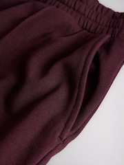 The Set V-Neck Sweater and Pintuck Wide Leg Joggers Coord Burgundy Red - Image 5 of 5