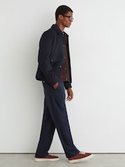 Reiss Maroon Red Anders Trainers - Image 1 of 6