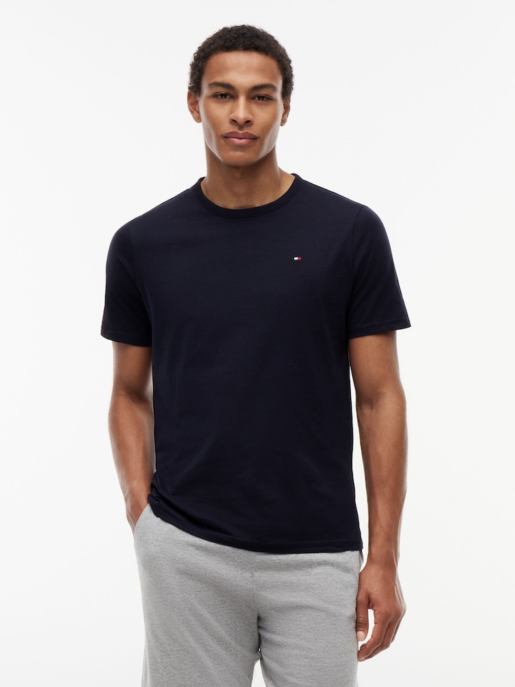 Albastru - Tommy Hilfiger Cotton Tricou 3 Pachet - Imaginea 2 din 5