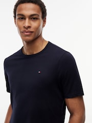 Albastru - Tommy Hilfiger Cotton Tricou 3 Pachet - Imaginea 5 din 5
