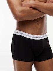 Negru - Tommy Hilfiger Cotton Stretch Boxer Trunks 3 Pack - Imaginea 4 din 7
