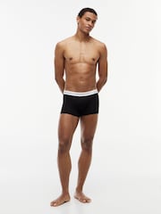 Negru - Tommy Hilfiger Cotton Stretch Boxer Trunks 3 Pack - Imaginea 5 din 7