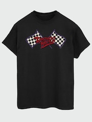 Brands In Black Wacky Races Flags Logo T-Shirt - Image 3 of 5