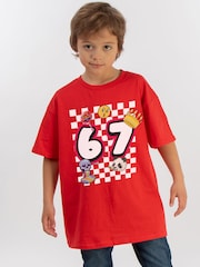 Brands In Red 67 Doodle T-Shirt - Image 1 of 5