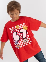 Brands In Red 67 Doodle T-Shirt - Image 2 of 5