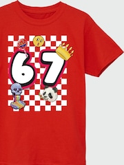 Brands In Red 67 Doodle T-Shirt - Image 4 of 5