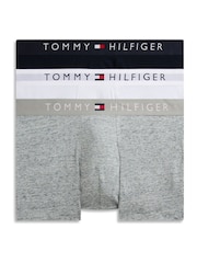Gri - Slip elastic din bumbac Tommy Hilfiger 3 rucsac - Imaginea 1 din 7
