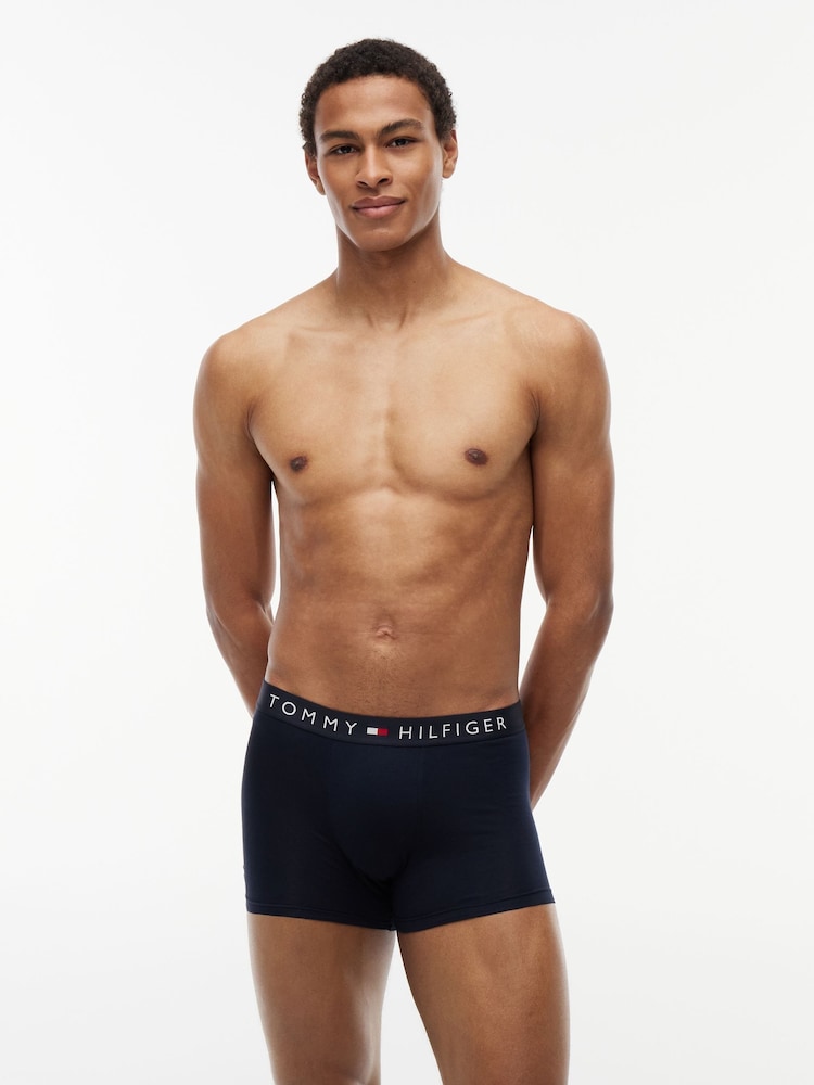 Gri - Slip elastic din bumbac Tommy Hilfiger 3 rucsac - Imaginea 7 din 7