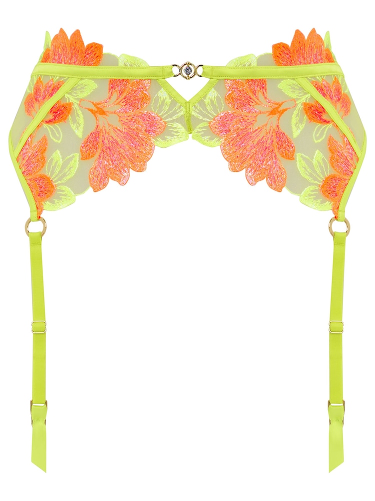 Ann Summers Paradise Glow Neon Blomsterbroderte Vepseseler - Bilde 4 av 4 Ann Summers Paradise Glow Neon Blomsterbroderte Vepseseler - Bilde 4 av 4