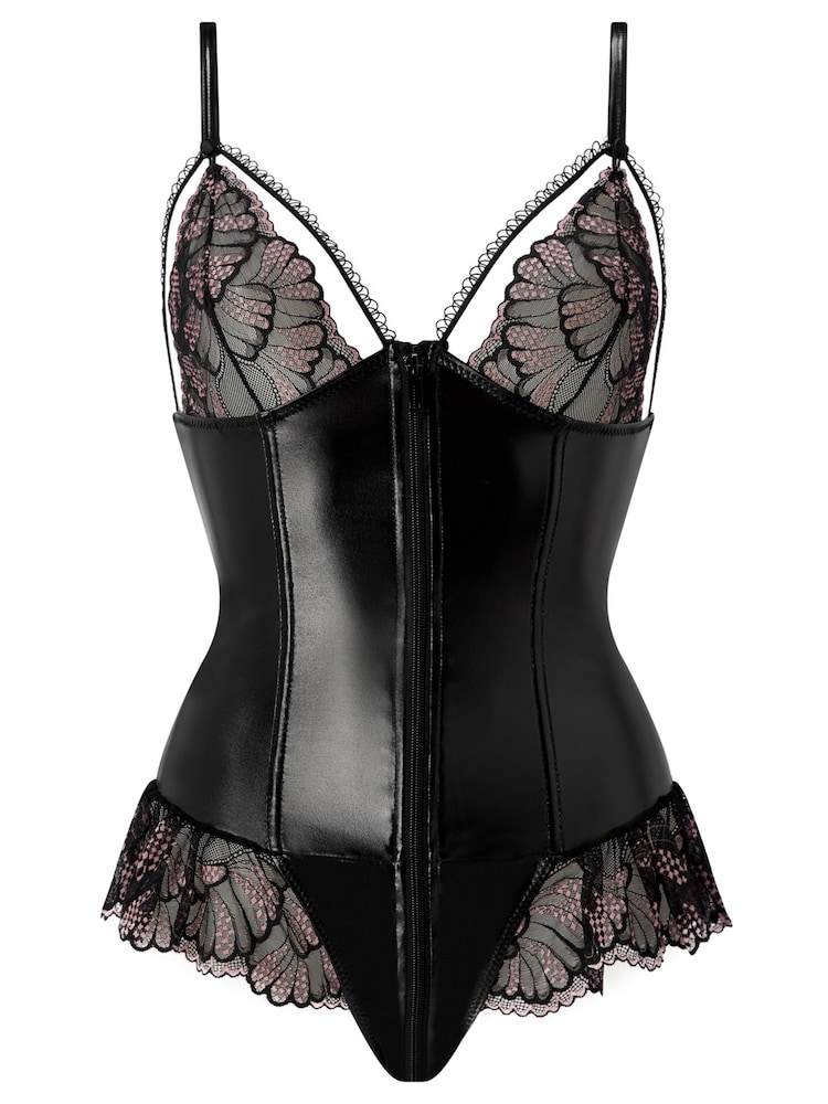 Μαύρο - Κορμάκι με δαντέλα και φερμουάρ Ann Summers, με λάστιχο στο καβάλο, με λάστιχο και φερμουάρ, χωρίς καβάλο. - Εικόνα 6 από 6 Μαύρο - Κορμάκι με δαντέλα και φερμουάρ Ann Summers, με λάστιχο στο καβάλο, με λάστιχο και φερμουάρ, χωρίς καβάλο. - Εικόνα 6 από 6