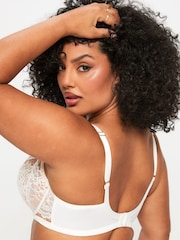 Ann Summers White Caged Lace Non Padded Balcony Bra - Image 2 of 5